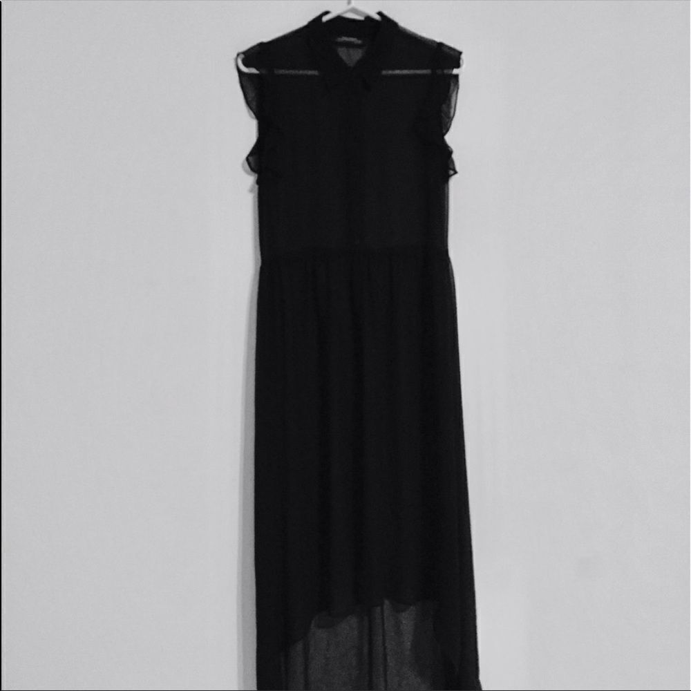 ✨Zara Sheer High Low Duster Dress✨ - Picture 2 of 6